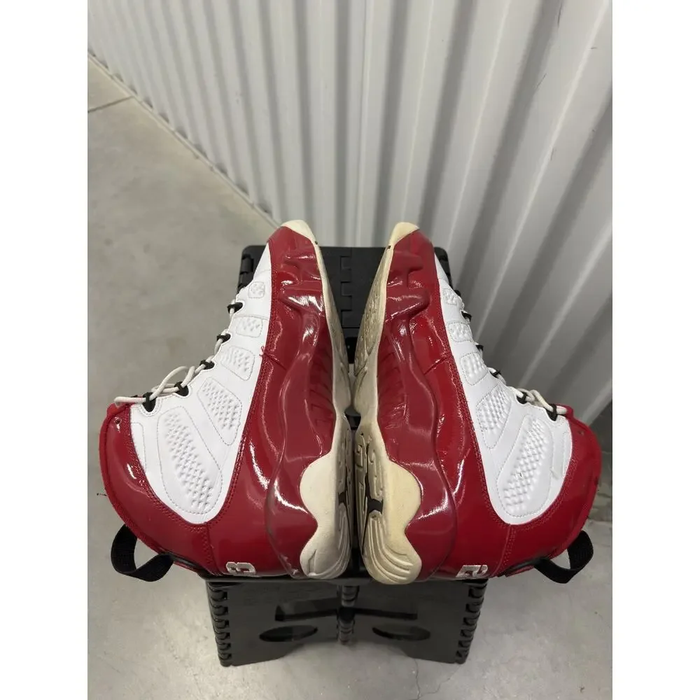 Nike Air Jordan 9 Gym Red White Black 2019 Size 9.5 Men's - 302370-160